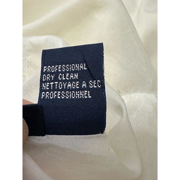 Burberry's vintage cream blazer and pants set suit size 14P - Picture 13 of 16